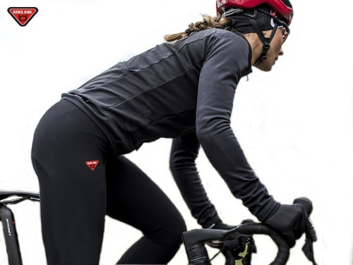 Calza Mujer Ciclista Larga Con Badana Strong Power Women