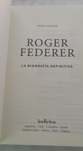 Roger Federer Biografia Definitiva De René Stauffer