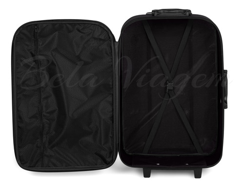 Bolsa 2 Peças Mala Para Viagem Com Rodinhas Média E Grande