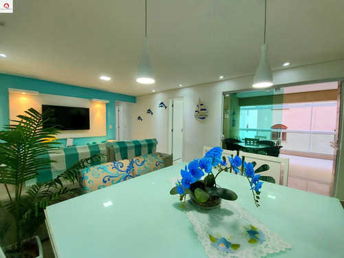 Imagem 1 de 23 de Apartamento Reformado Na Praia Das Pitangueiras - Varanda Gourmet - Prédio Novo - 3 Suítes - 2 Vagas - Guarujá/sp - Ap05993 - 69798804