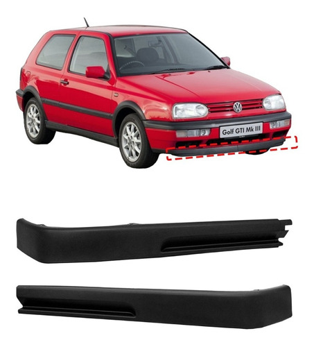 Spoiler Euro Lip Facia Jetta Golf A3 93 - 99 Deportivo Ancho