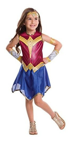 Disfraz Wonder Woman Talla Medium Para Niña Halloween