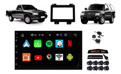 comprar Multimídia Android S10 95 96 97 Tv Mold Preta Câm Sensor 8p