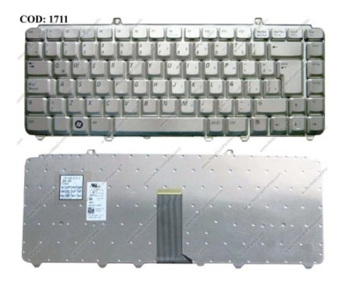 Teclado Notebook Dell Inspiron Plateado Modelo: D901e