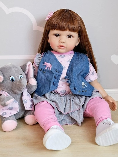 Imagen 4 de 5 de Bebe Bebé Baby Reborn Muñeca Realista Niñas Juguetes