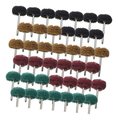 Imagem 3 de 12 de 40pcs Escova Pad Escova Abrasiva Roda Polimento Cning
