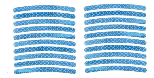 20pcs Adesivos Refletivos Para Cubo De Roda De Carro,