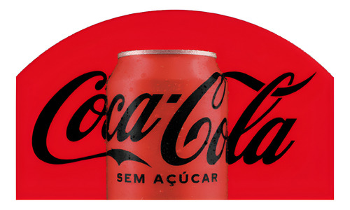 Coca Cola Sem Açúcar Lata 350ml Kit Com 15 Unidades