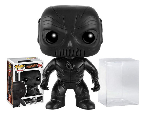 Funko Pop The Flash Dc Comics Zoom 352 Traje Negro Protector