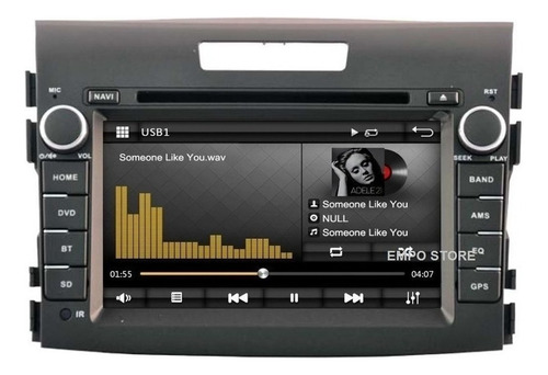 Estereo Dvd Gps Honda Crv 2012-2016 Touch Hd Bluetooth Usb