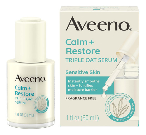 Sérum Facial Hidratante Calm Restore Triple Oat De Aveeno