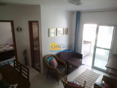 Apartamento Com 1 Dormitório À Venda, 44 M² Por R$ 195.000,00 - Tupi - Praia Grande/sp - Ap14741