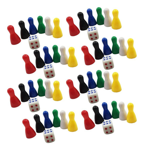 48 Piezas Coloridas Piezas De Plástico