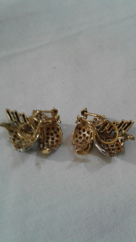Zarcillos Elegantes Con Brillantes. Usados (Usado)