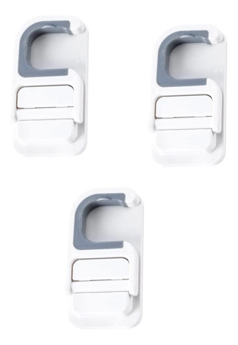 Cubtol 3 Gancho Para Colgar Pared Clip Fregona Soporte Ropa