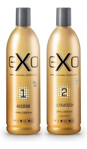 Alisamento Para Loiras Exo Hair Exoplastia Capilar 500ml