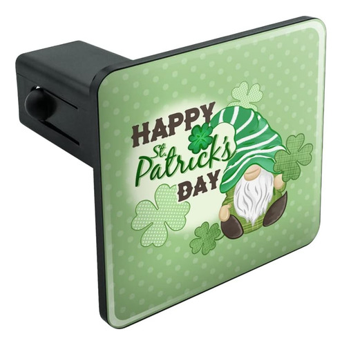 St. Patrick Day Gnome Tow Trailer Hitch Cover Plug Insert 1