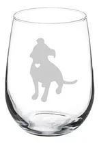 Comprar Copa De Vino Copa Cute Pitbull Con Corazon 17 Oz Stemless