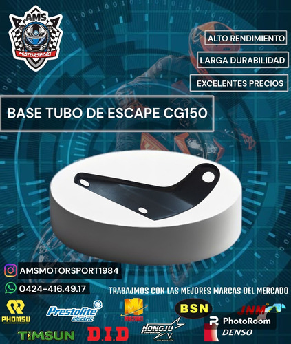 Base Tubo De Escape C150