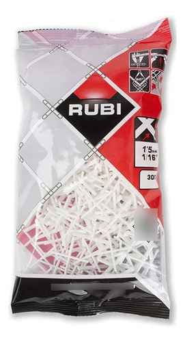 Separador Ceramica Rubi 5,0 Mm - Bolsa 100 Pzas.