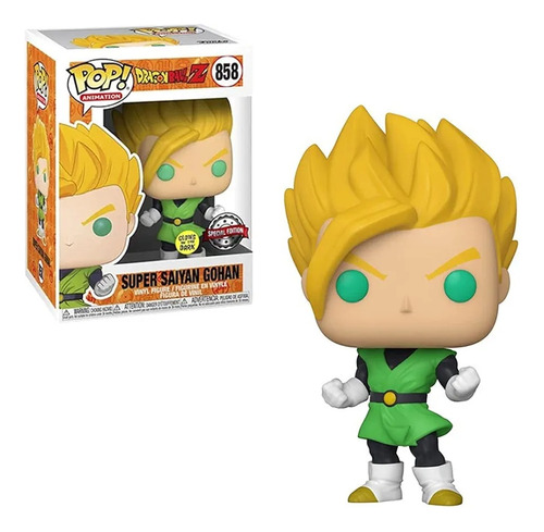 Funko Pop Super Saiyan Gohan #858 Glow In The Dark Exclusive