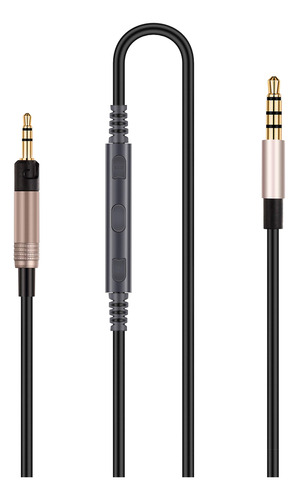 Cable Repuesto Audio Para Sennheiser Hd6 Mix Hd 7 Dj 8 Negro