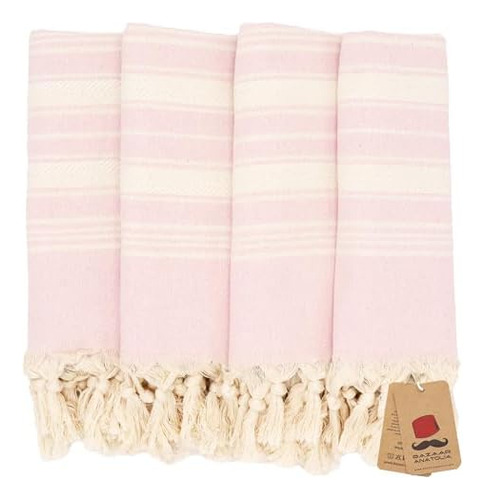 Turkish Hand Towels Set Of 4 Bathroom Towels 39x19 Inch...