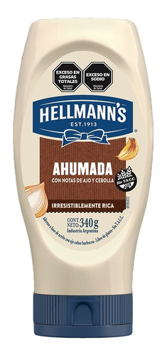Mayonesa Hellmanns Ahumado 340 Gr