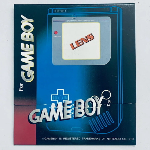 Gameboy Original Lens Mica De Pantalla Nueva