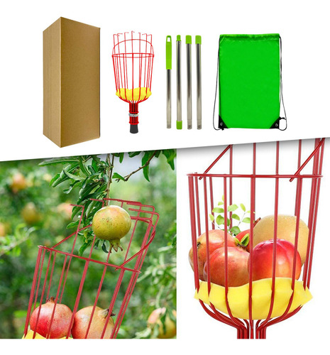 Cesta De Cabeça Para Colheita De Frutas, 1,6 Metros