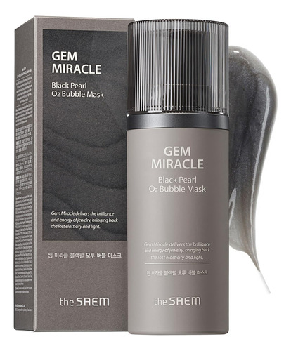 Thesaem Gem Miracle Black Pearl O2 Bubble Mask - Mascara Cor
