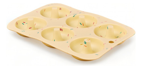 Molde Silicona Para Hornear 6 Donas Reposteria Pastelería