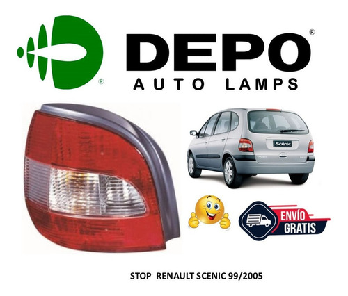 Faro Stop Izquierdo Renault Scenic 99-07 Depo