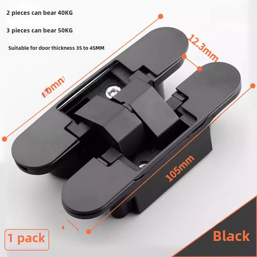 Xinnuo B110, Rodamiento Negro, 40 Kg, Bisagra Oculta For A