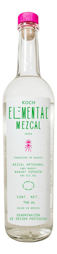 Pack De 12 Mezcal Koch Elemental Joven 750 Ml