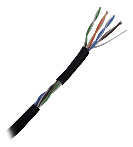 Bobina De Cable Utp 305 Mts Cat 5e Cca Linkedpro Negro