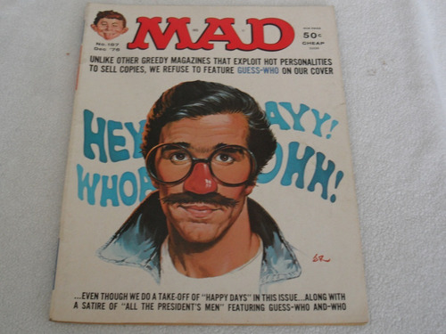 Revista Mad En Ingles #187 Diciembre 1976 Happy Days (Usado)