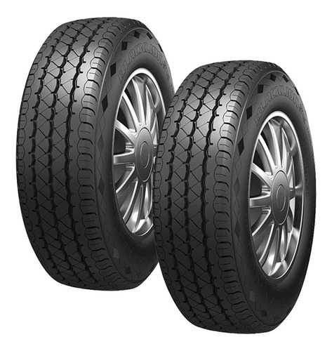 Kit 2 Llantas 195/75r16c 107/105s Blacklion Voracio L301