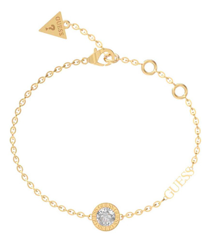  Pulsera Guess Jubb02246jwygs De Acero Quirúrgico Color Dorado Tamaño Pequeño Para Adultos 20cm De Largo / 8cm De Diámetro