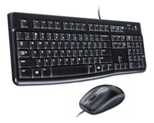 comprar Teclado Mouse Mk120 Usb Negro Español