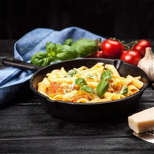 Sartén Antiadherente De Hierro Fundido For Cocina, Horno O