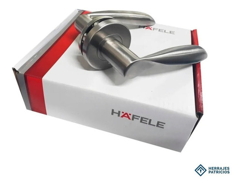 Imagen 4 de 4 de Manija Doble Balancin Hafele 903.91.676 Mod.hl13 Inox. Mate