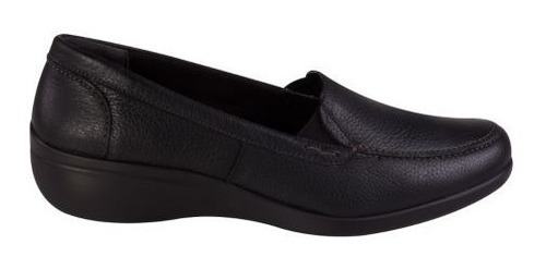 Zapatos Negro Talle 38 Cuero Confort -taco Corrido Sin Uso
