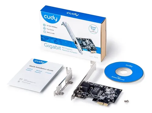 Tarjeta De Red Gigabit Cudy Pe10 Pci-e 1000mbs Low Profile