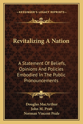 Libro Revitalizing A Nation: A Statement Of Beliefs, Opin...