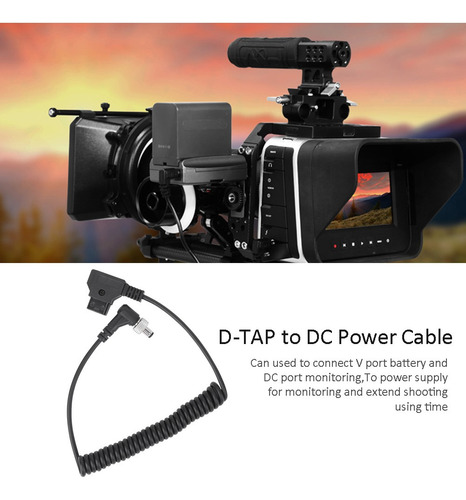 Plugue D Tap Para Dc Porta Dc Monitor Cabo De Alimentação Pl