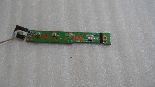 Botão Placa Power Para Notebook Itautec A7520 6-71-e51qs-d02 (Usado)
