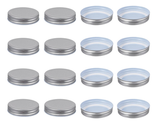 Tapas Para Latas Y Tarros De Acero Inoxidable, 16 Unidades