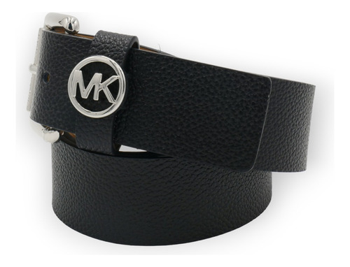 Cinturon De Cuero Michael Kors Mujer Hebilla Cuadrada