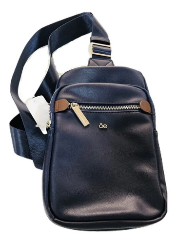 Bolsa Backpack Mensajera Color Azulmarino Unisex Ozir299mari